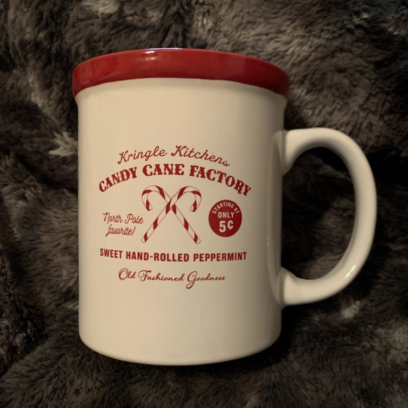 Kringle Kitchen Candy Cane Factory Mug ππ